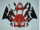 Vermelho Preto Plásticos CBR 600 F4i 01-03 Vermelho Preto Plásticos CBR 600 F4i 01-03
