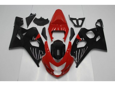 Vermelho Preto Plásticos GSXR 750 K4 04-05