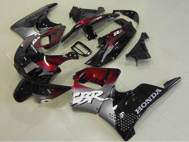Vermelho Preto Prata Carenagem CBR 900RR 893 96-97 Vermelho Preto Prata Carenagem CBR 900RR 893 96-97