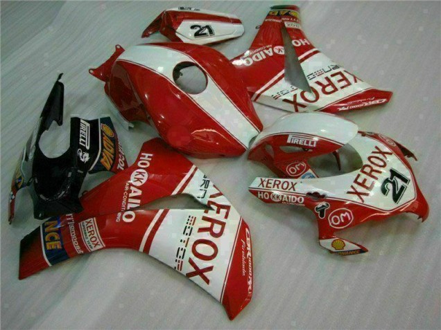 Vermelho Xerox 21 Carenagem CBR 1000RR 08-11 Vermelho Xerox 21 Carenagem CBR 1000RR 08-11