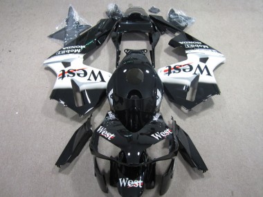 West Branco Preto Carenagem CBR 600RR 03-04